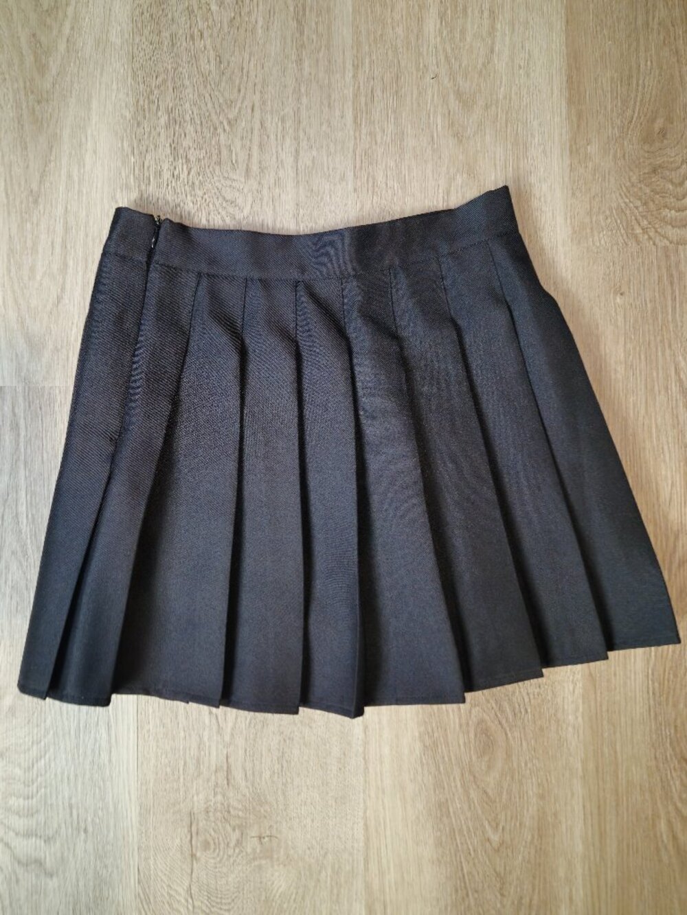 3/$20 Wildcat Black Pleated Mini Skirt Size Small EUC